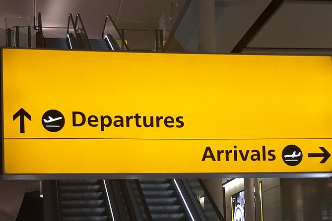 Private Round Trip Transfer from Heathrow Airport to London City - Arriving at Heathrow with a name board