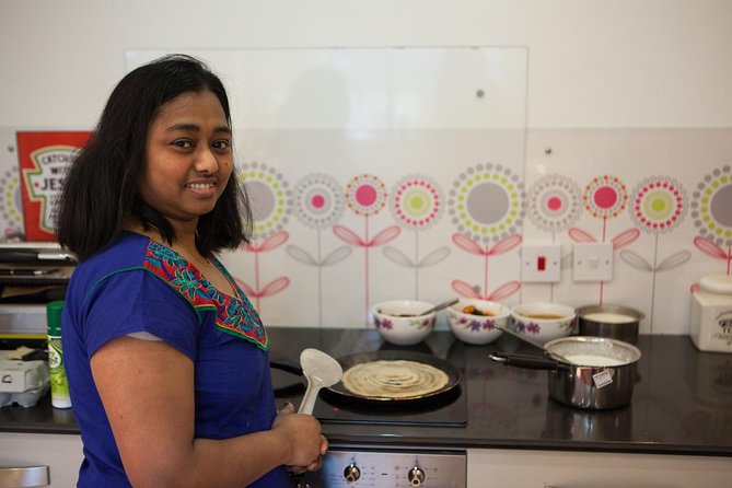 Private South Indian Home Cooking Class in London with a Local - Dosas, chutney, curry, and rice