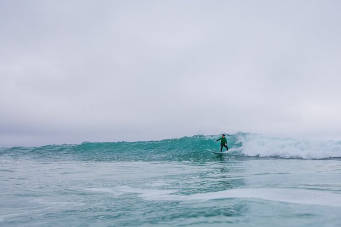 Private Surfing Lesson - Boards, wetsuits, and the useful end of the session