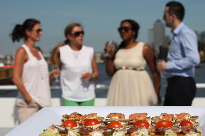 River Thames Evening Cruise with Sparkling wine and Canapés - Westminster and Big Ben as the Light Fades