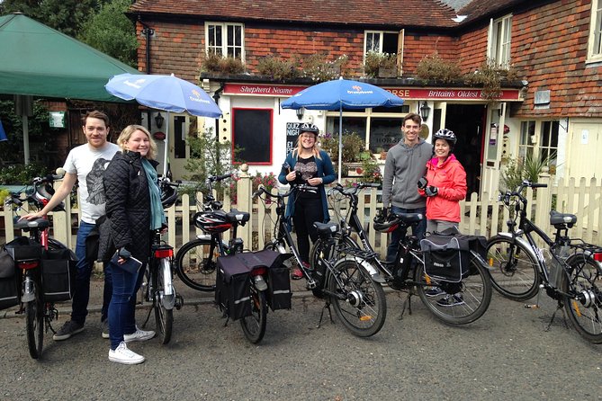 Self-guided electric bike tour of Kent - Sissinghurst Castle and other route choices
