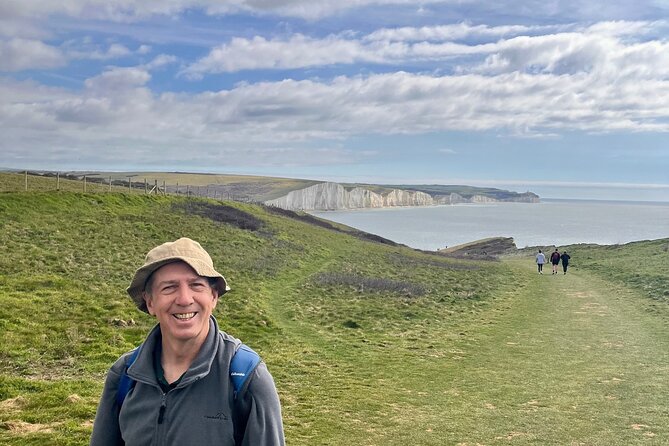 Seven Sisters Private Walking Tour (1-4 ppl) Cuckmere/Beachy Head - Walking Seaford Head Toward Hope Gap