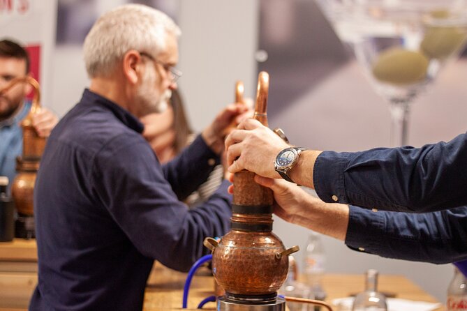 Shared Gin, Vodka & Rum Making Experience at Nelson's Distillery - The still turns your recipe into a spirit