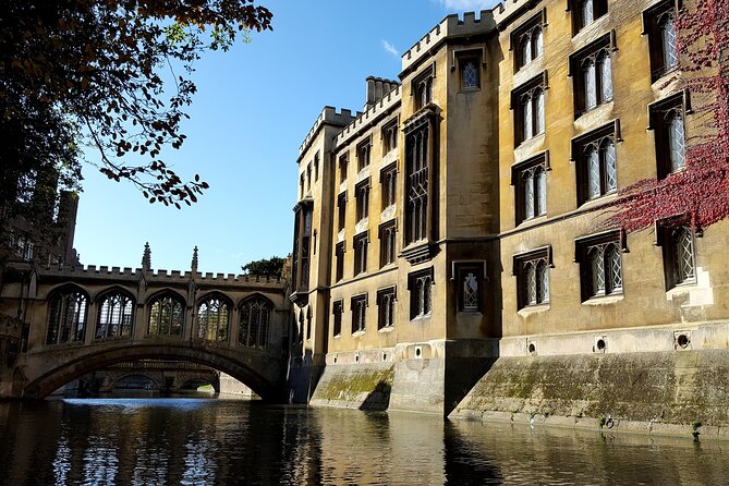 Shared Guided Punting Tour of Cambridge - Trinity College Library and the famous backs