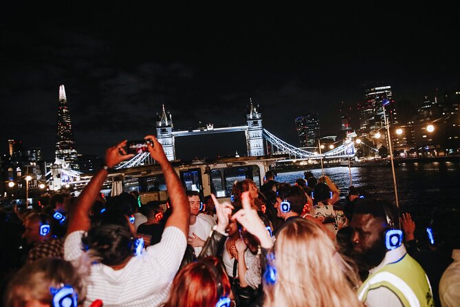 Silent Disco London Thames Boat Party - The O2 arena and Greenwich