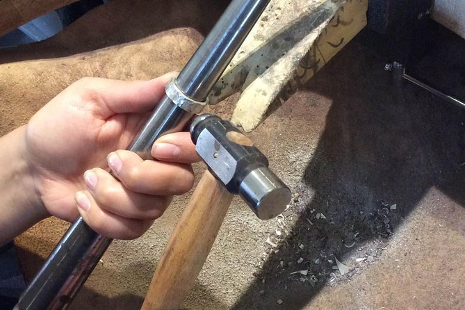 Silver Ring Workshop in Kent, England - Sawing the Silver to Length