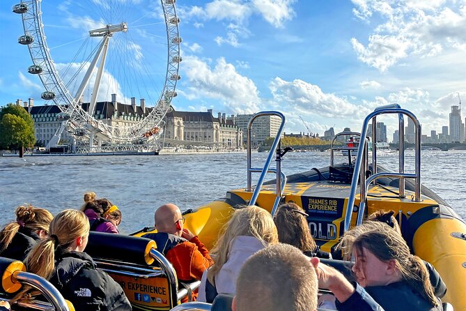 Speedboat Cruise Tour: Embankment OR Westminster Pier -70 minutes - A Thames tour with a throttle