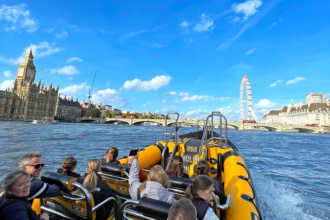 Speedboat Sightseeing: Embankment OR Westminster Pier -45 Minutes - Toward Canary Wharf and the modern Thames