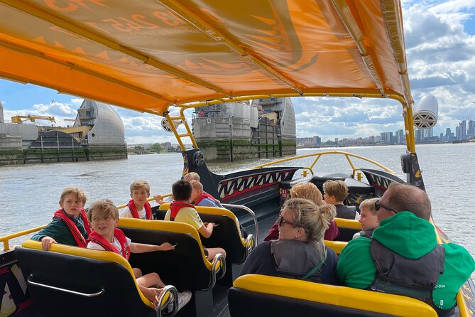 Speedboat 'THE THAMES BEAST' from Tower Millennium Pier - 40 mins - The Shard on the return trip