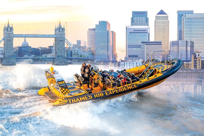 Speedboat 'Tower RIB Blast' from Tower Millennium Pier - 20 minutes - A London sightseeing ride with a burst of speed