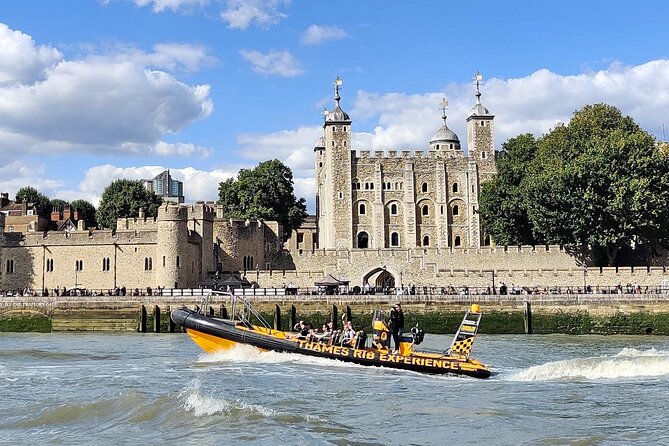 Speedboat 'Tower RIB Blast' from Tower Millennium Pier - 20 minutes - HMS Belfast and Tower Bridge