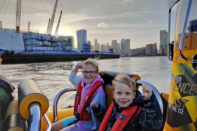 Speedboat 'Ultimate Tower Blast' from Tower Millennium Pier - 40 minutes - Returning toward the Shard
