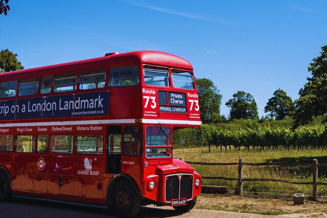 Sussex Vineyard & Winery Bus Tour on Iconic Vintage London Bus - Key points before you book