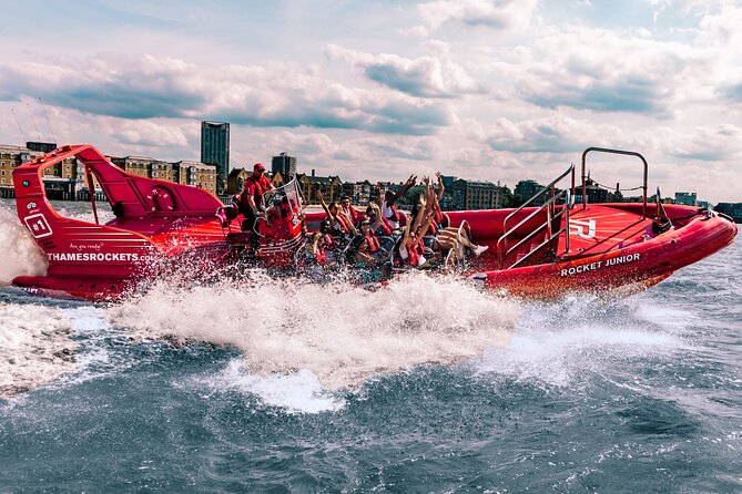 Thames High-Speed Zone Speedboat in London - Tower Bridge from the water