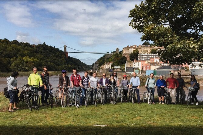 The Best of Bristol Bike Tour - Two Banksy murals, each with a different feel