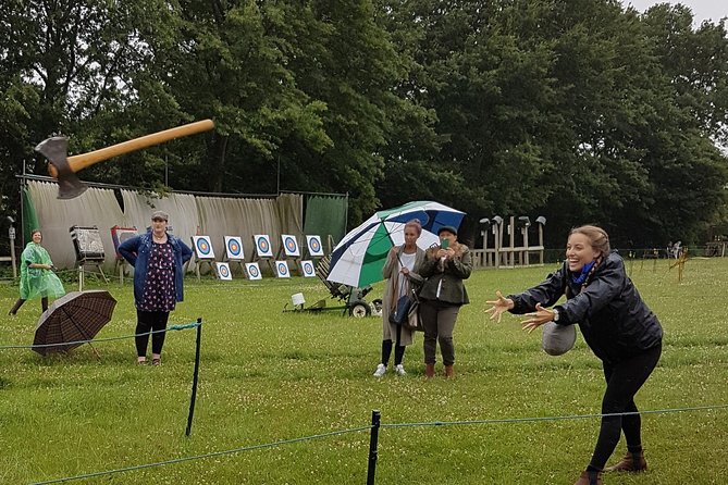 Ultimate Shooting Taster Session in Brighton - Axe throwing brings the most theatrical moment
