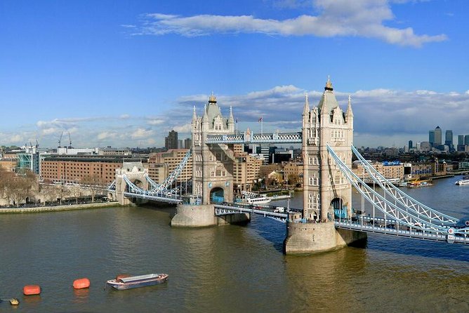 Vintage London Bus Tour Including Cruise with London Eye Option - The 30-minute Thames cruise from Tower Pier