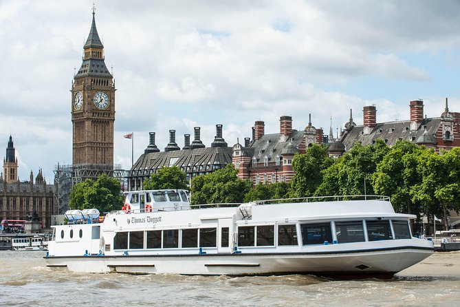 Westminster to Greenwich Sightseeing Thames Cruise in London - HMS Belfast, the Tower of London, and Tower Bridge