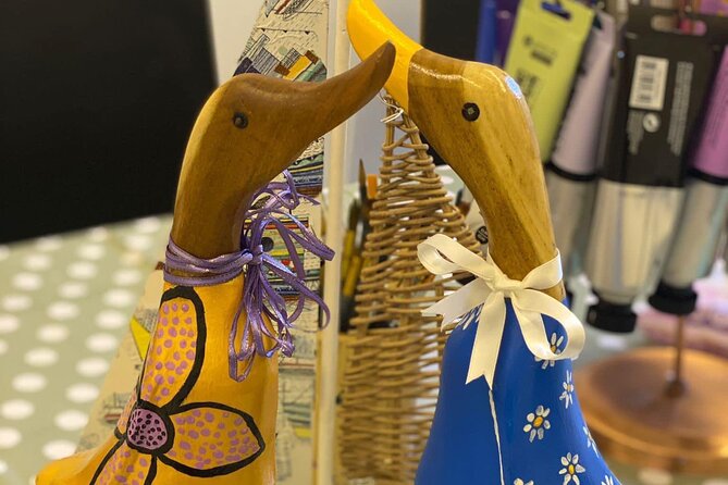Wooden Duck Painting or Pottery Painting-Take item home same day - Who will enjoy this Exmouth activity