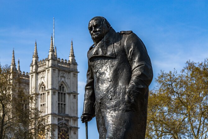 WW2 London Walking Tour & Churchill War Rooms Entrance Ticket - Downing Street and Churchill’s statue
